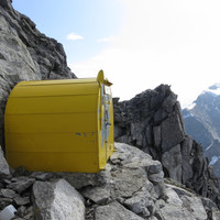 le bivouac au sommet du Badile