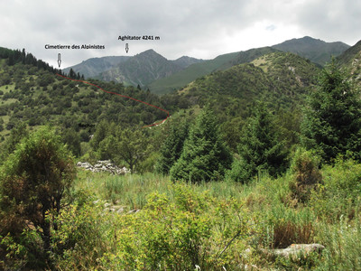 Entrée de la vallée d'Adyghene