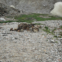 Emplacement de bivouac au camp Elektro