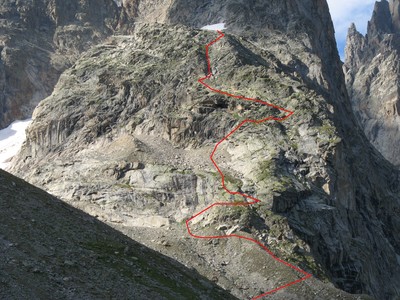 Approche numéro 2, aiguille Croux Approche numéro 2, aiguille Croux
