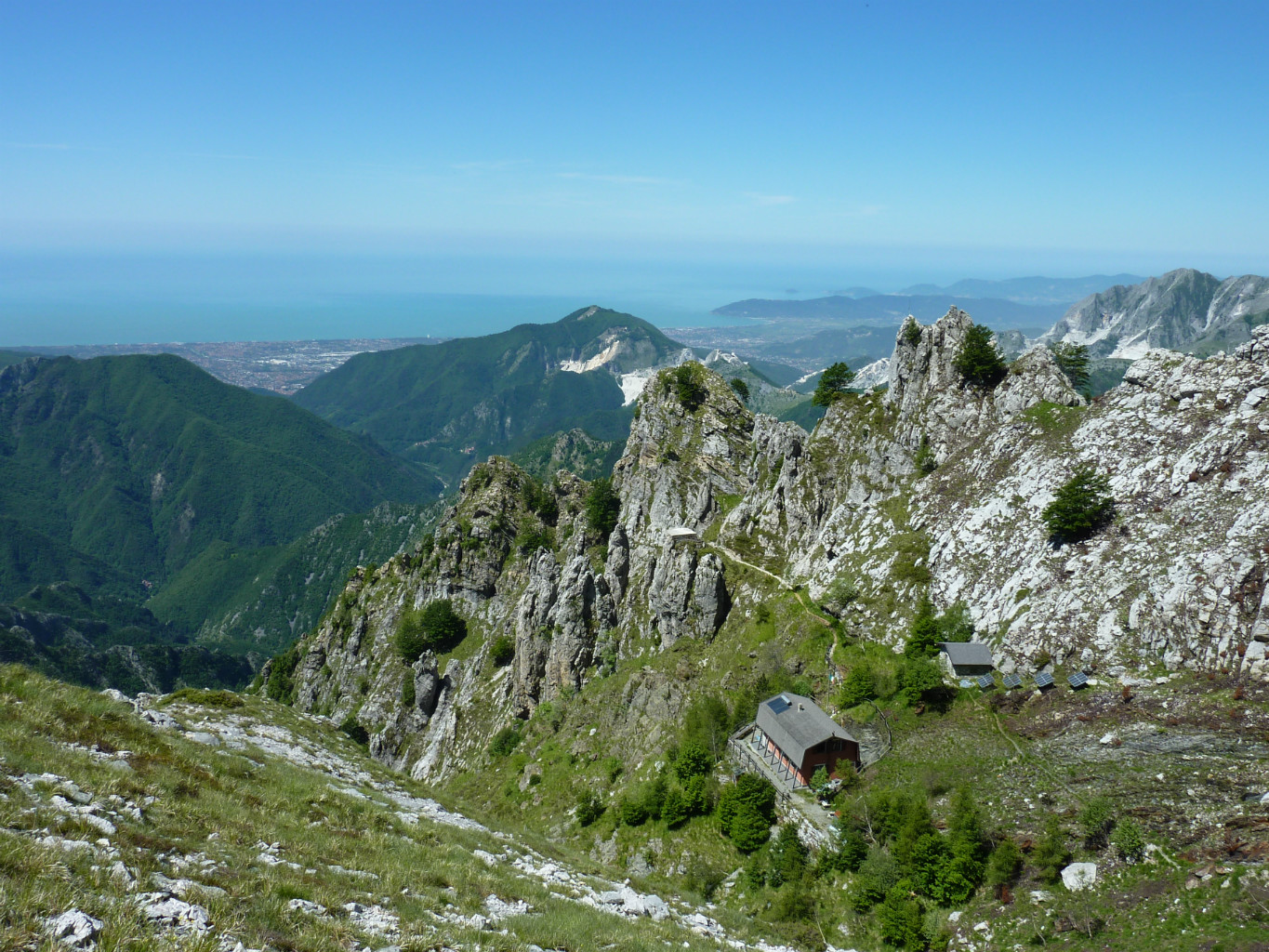 Monte Tambura Depuis Resceto