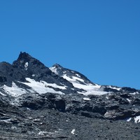 Petit Mont-Calme et Rosablanche depuis lac 2826 m.