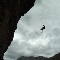 Falaise de Tousaus - Ca déverse tout de même un peu .....