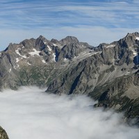 Un beau panorama sur la rive droite du vallon de Font-Turbat