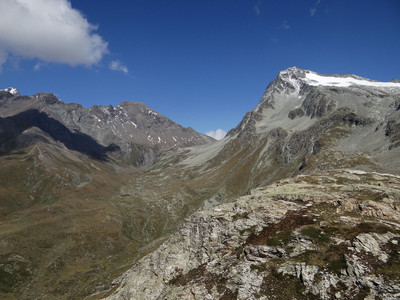 La fenêtre Durand et le mont Gelé La fenêtre Durand et le mont Gelé