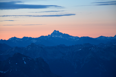 Monte Viso depuis le Pelvoux Monte Viso depuis le Pelvoux