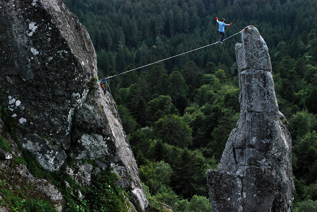Thomas - highline au Capucin - Montdore (63)