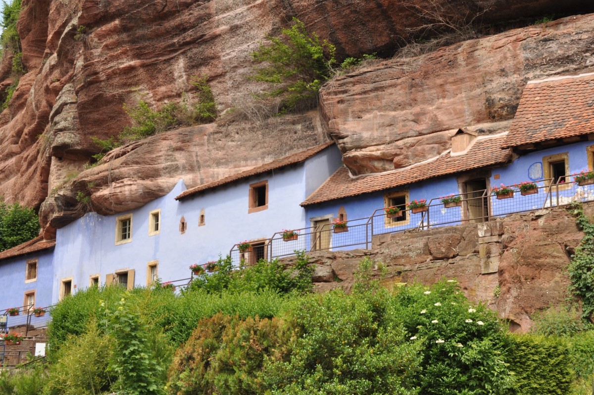 Maisons trogloytes de Graufthal