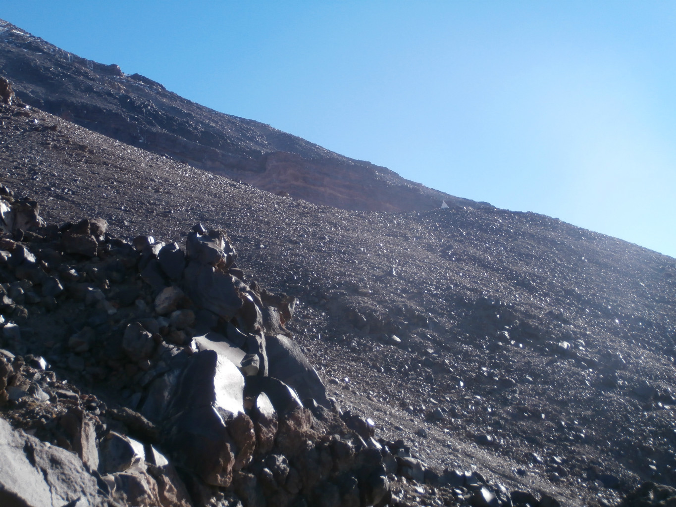 La tente du camp 2 à 4200m parait-il