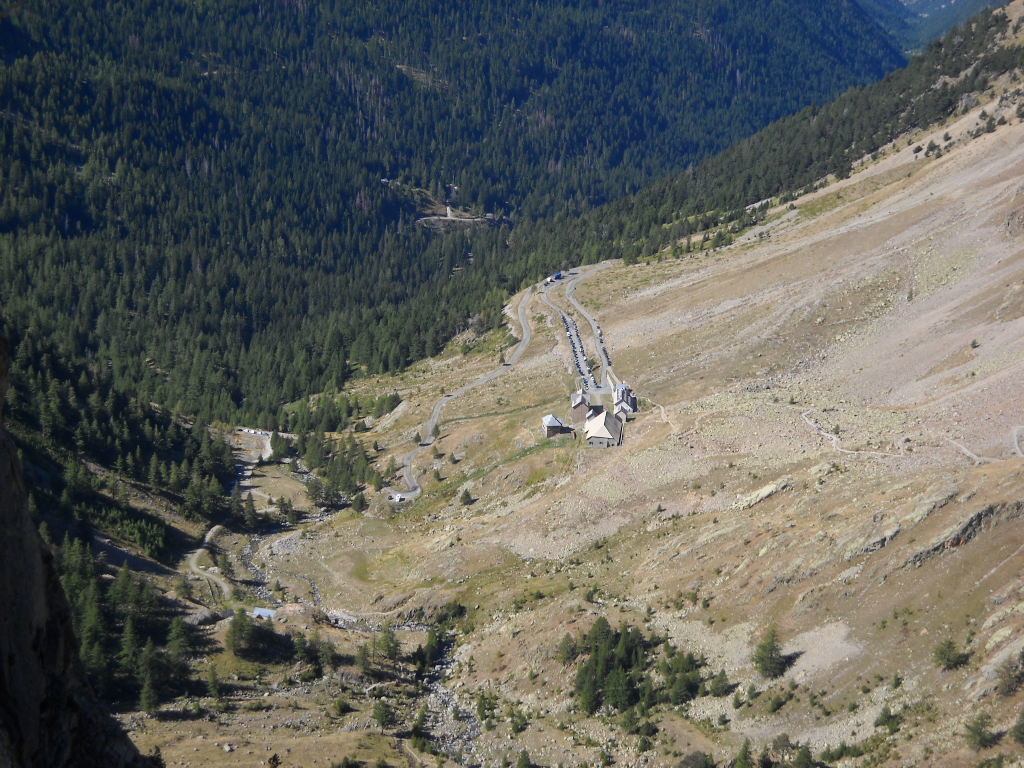 Vue sur le refuge