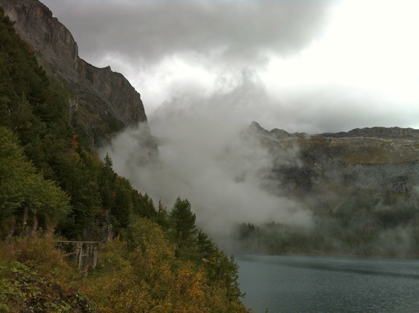 Tzeuzier le matin - brouillard automnal