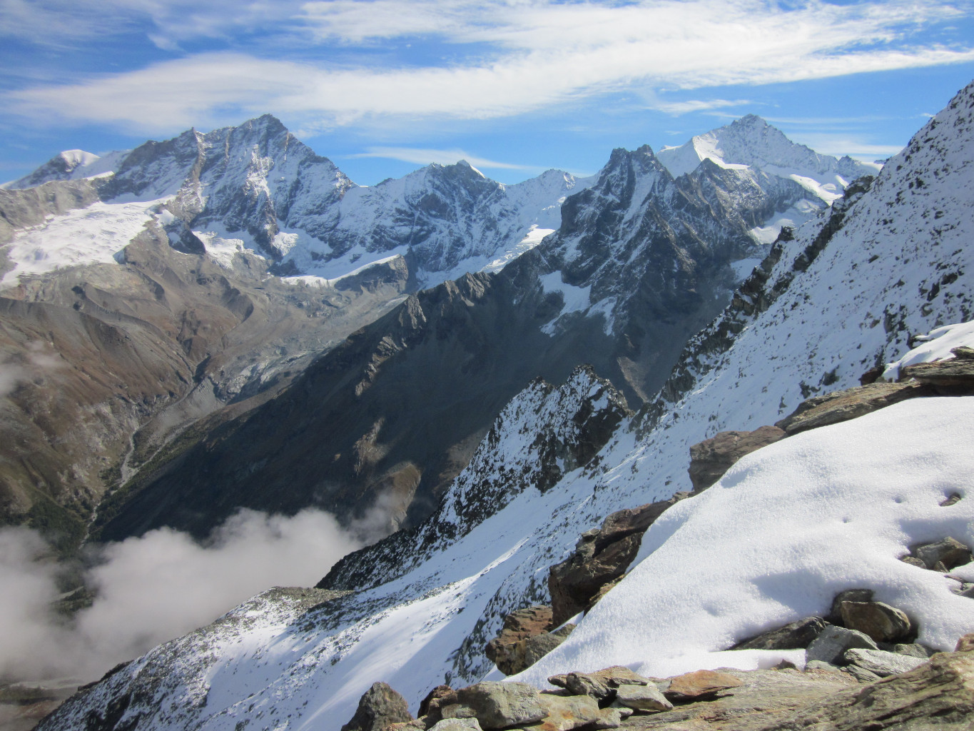 Besso, Weisshorn, Schalihorn, Zinalrothorn
