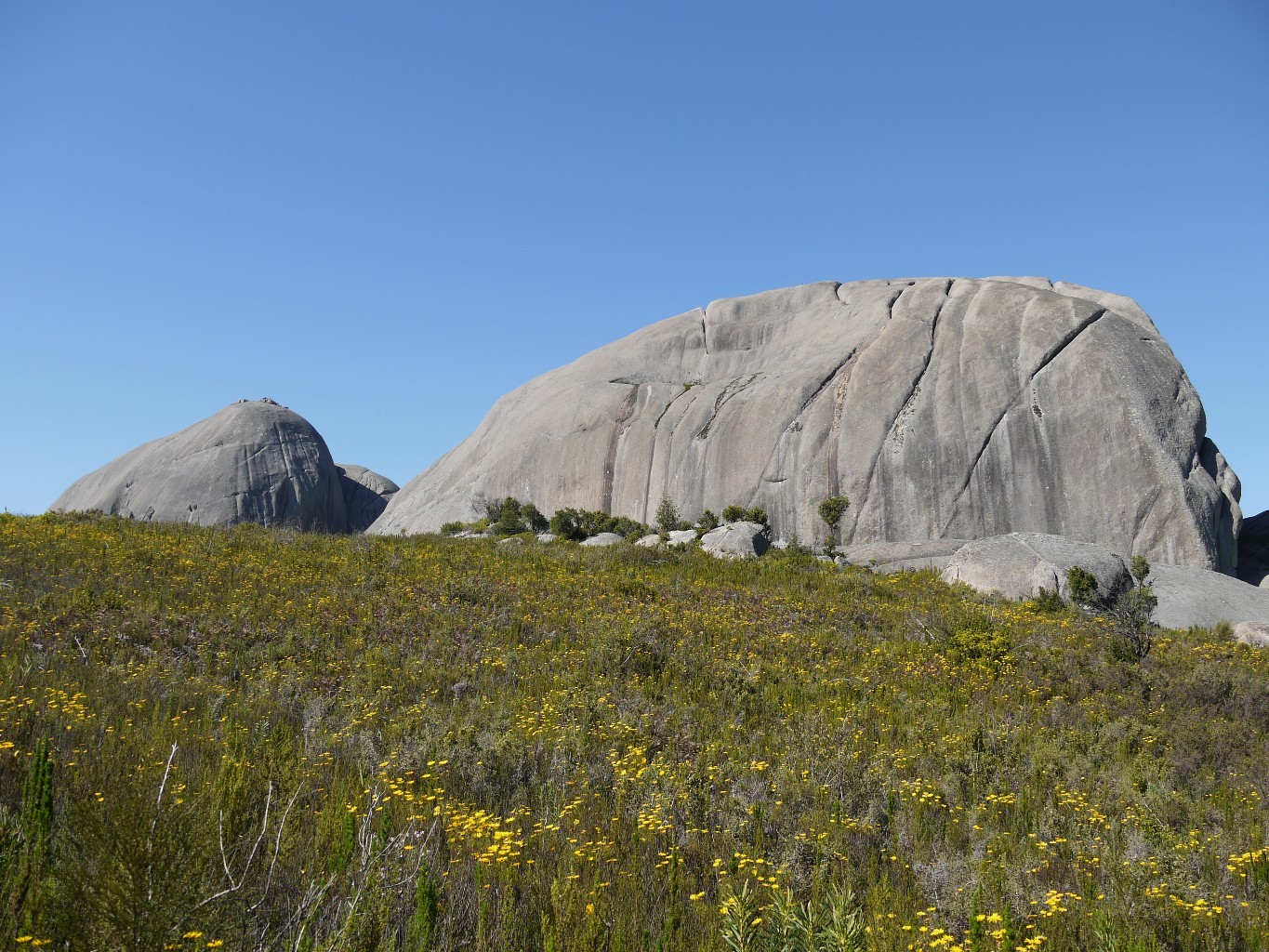 Gordon's rock (gauche) and Britannia rock (droite)