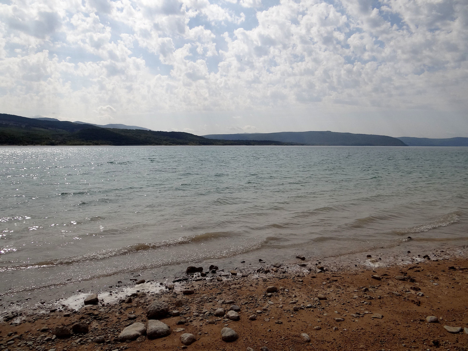 Arrivée à la plage