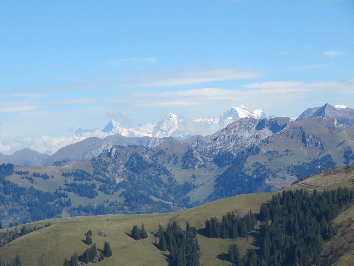 le trio: Eiger, Monch, Jungfrau