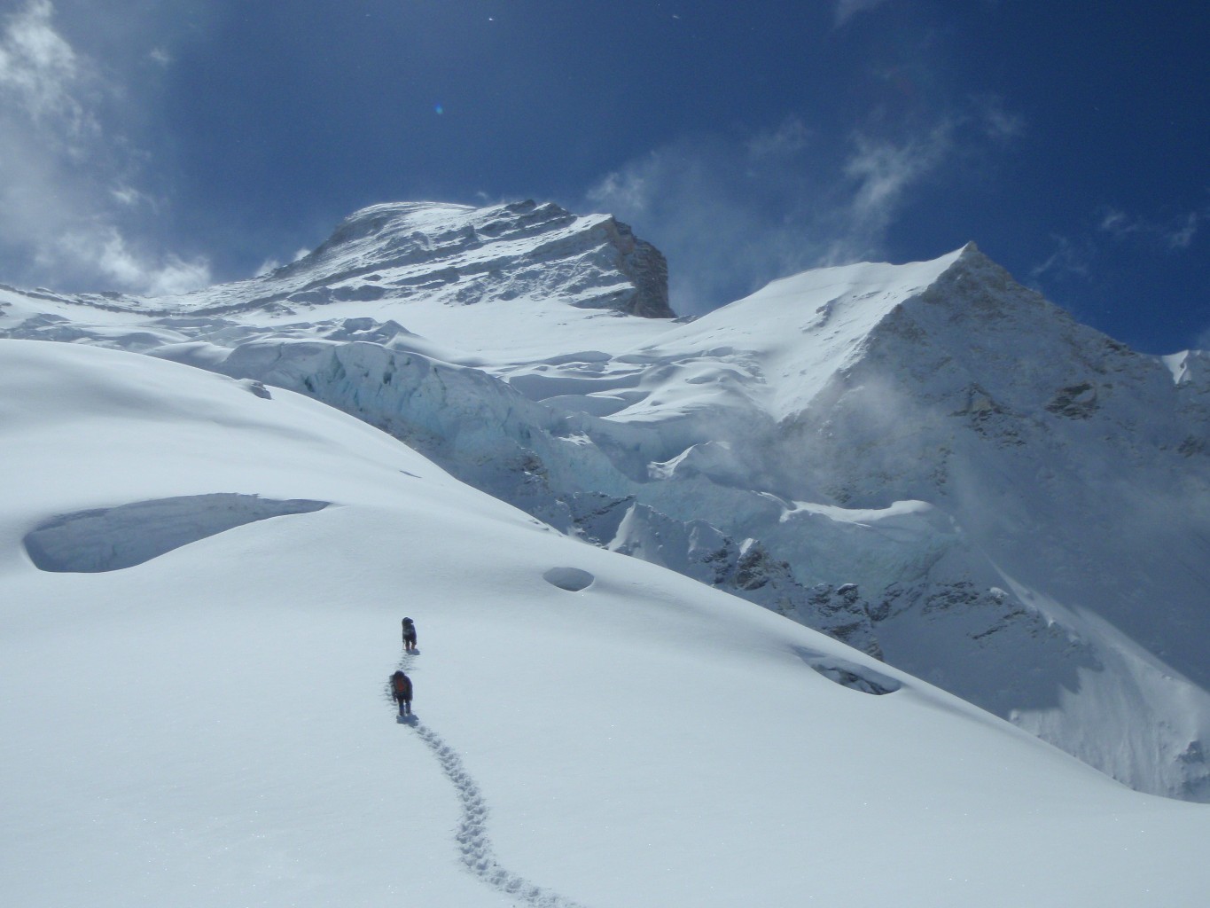 En route vers le sommet du Cho Oyu