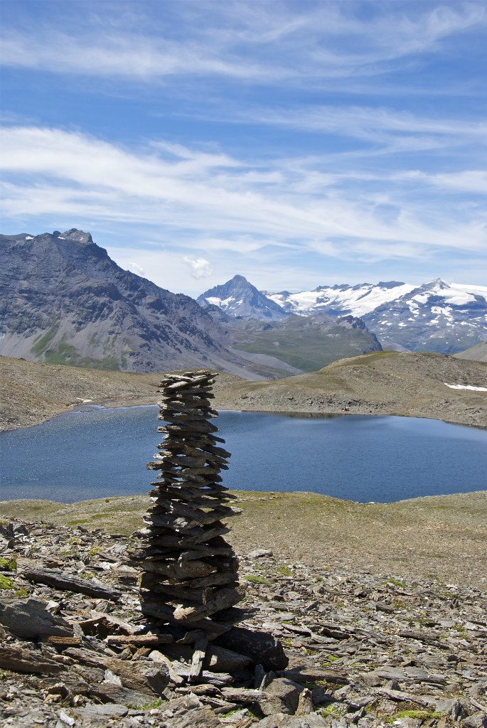 Petit cairn deviendra grand - Lac de la Rocheure