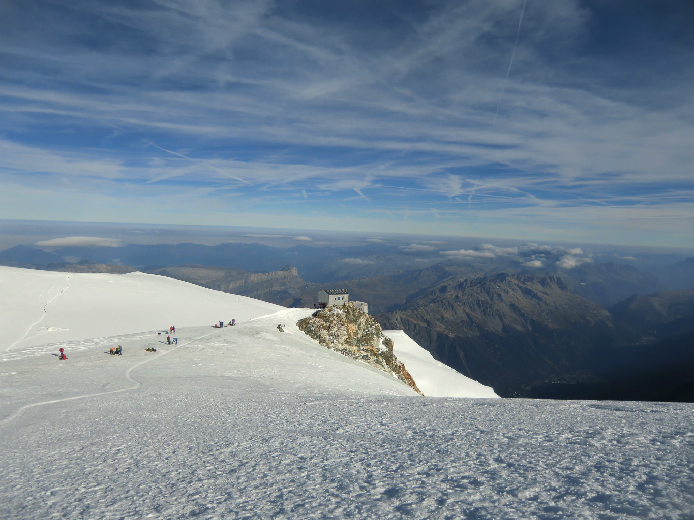 descente sur Vallot