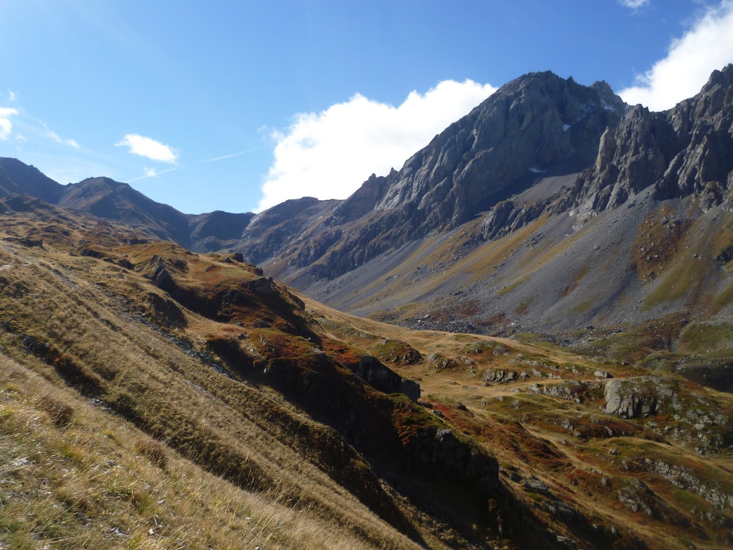 Col de la Ponsonniere au fond