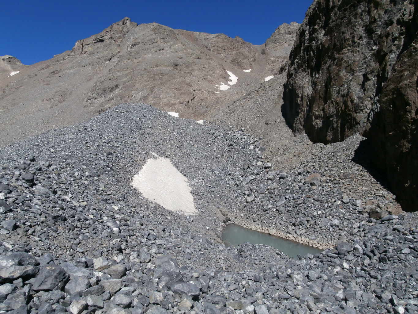 Une moraine glacière donc