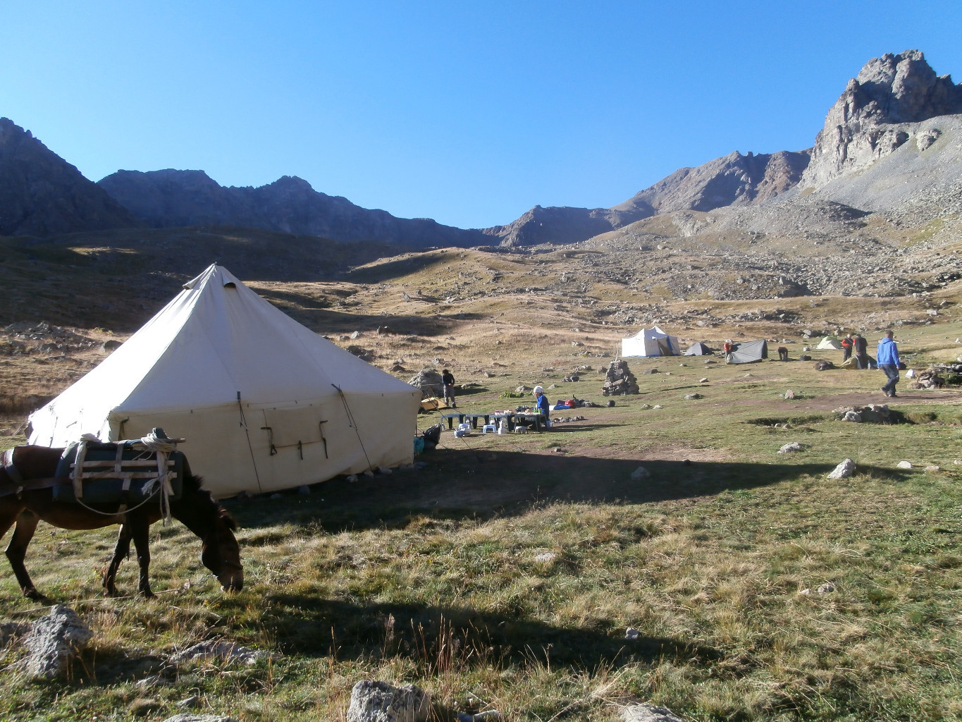 Sympathique camping vers 2700m