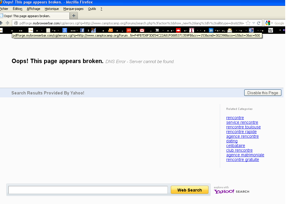 oops! This page appears broken