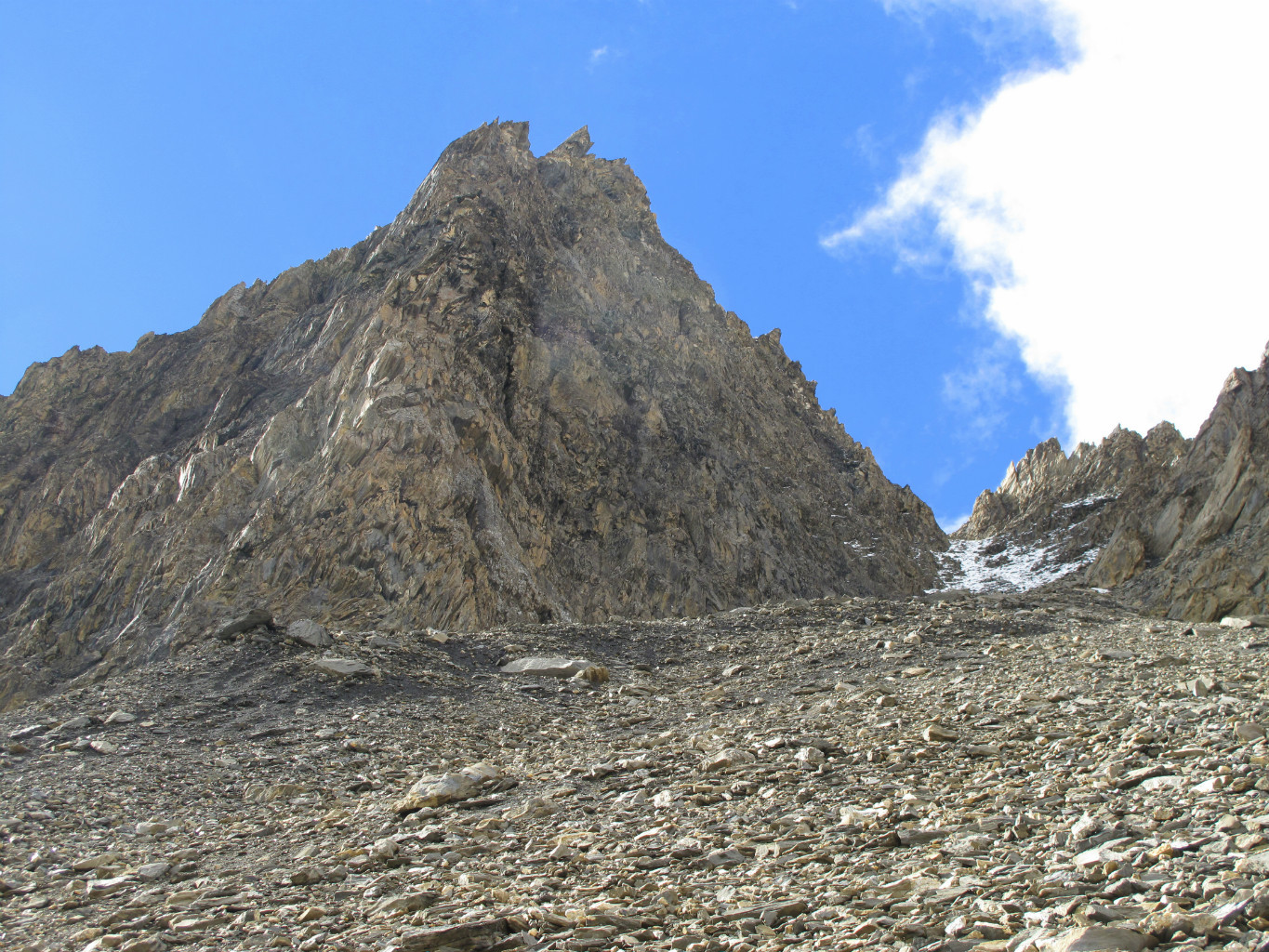 A l'entrée du couloir nord-est... bien plus casse-gueule qu'il n'y paraît!