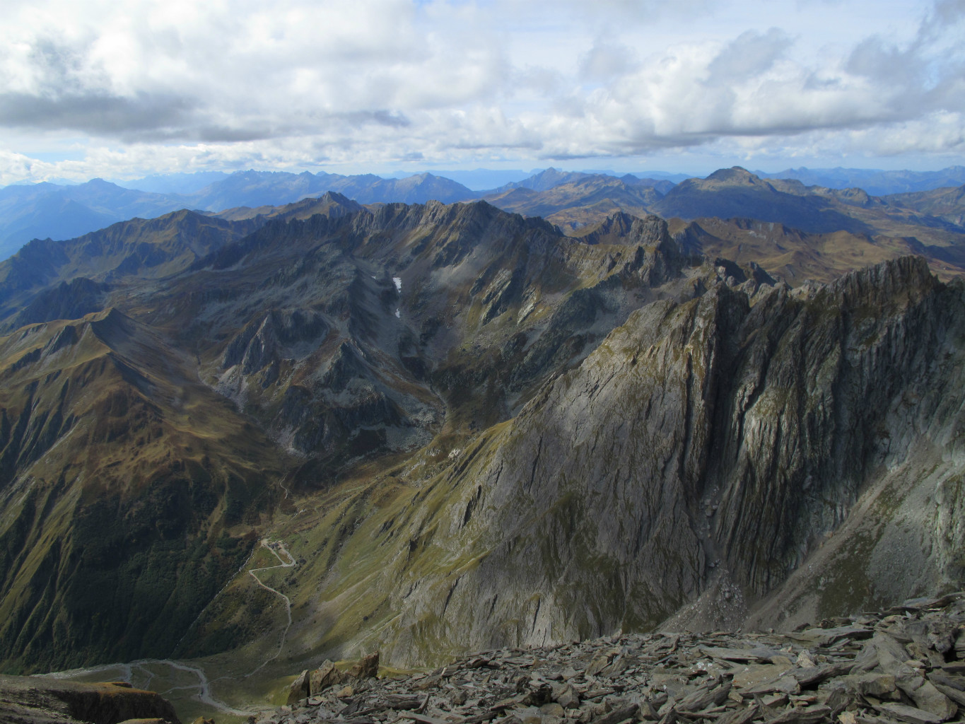 Panorama sur le massif du Beaufortain