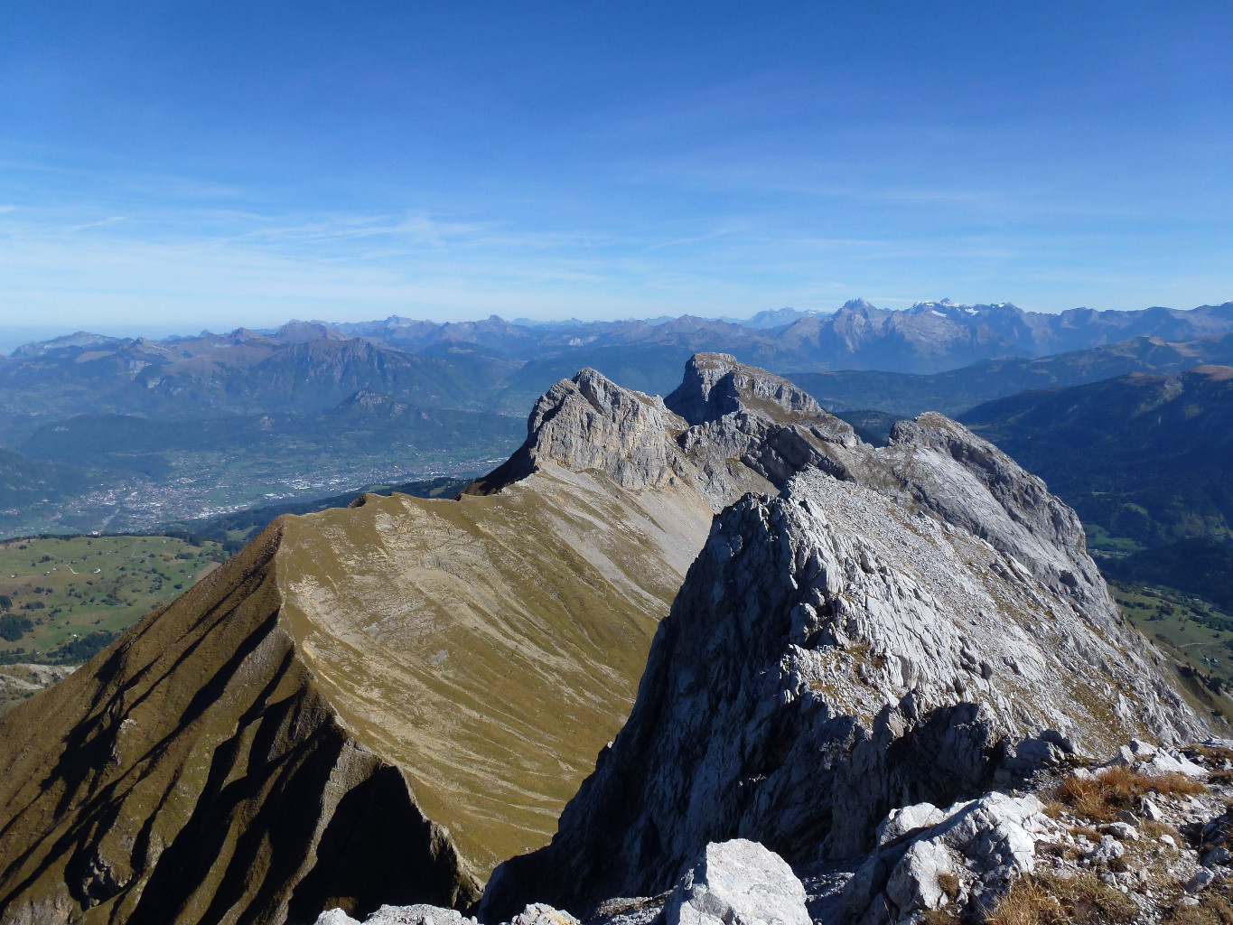 Vue sur le Nord des Bornes et Bargy