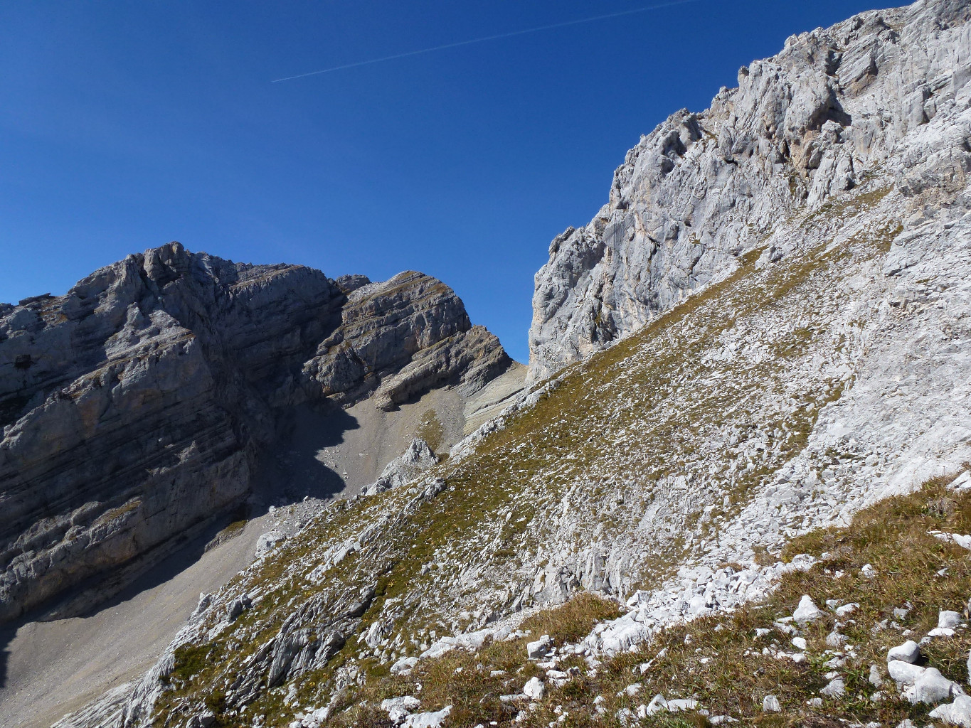 Arête des bouquetins au Jallouvre