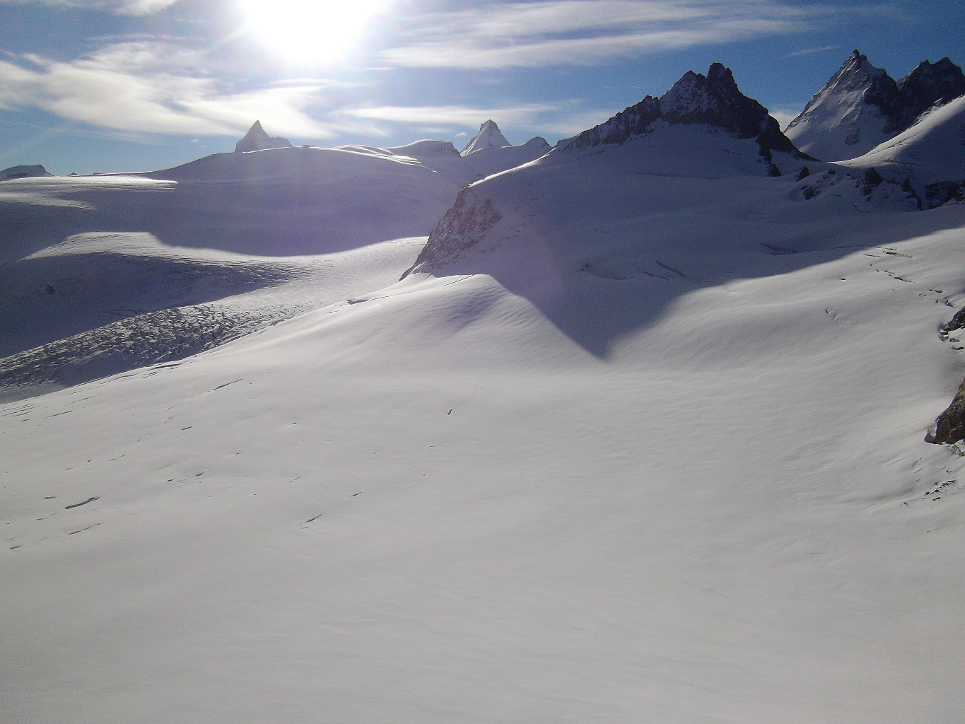 Dent de Bertol, et au fond Tête Blanche
