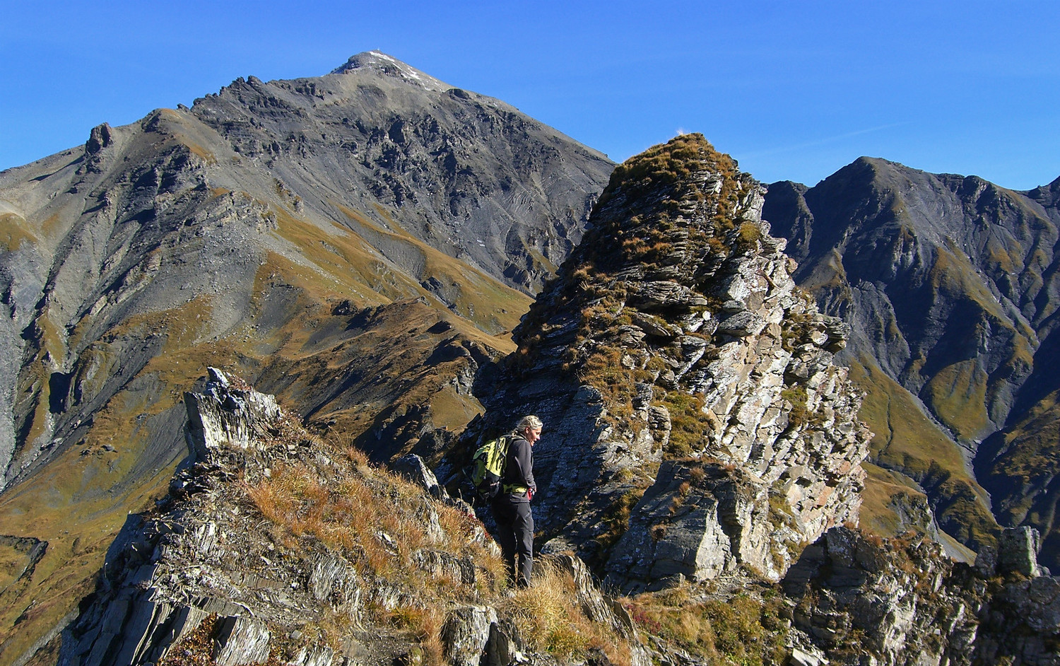 Servoz-Buet. Chaud! avant le col des Chaux