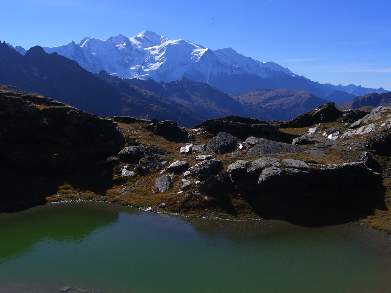 Pan d'eau au col des Chaux
