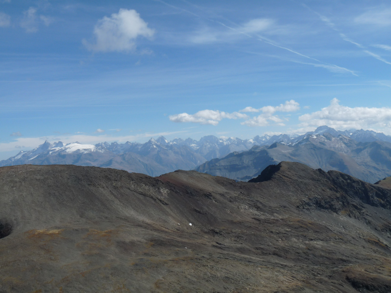 Ecrins, plus au Sud.
