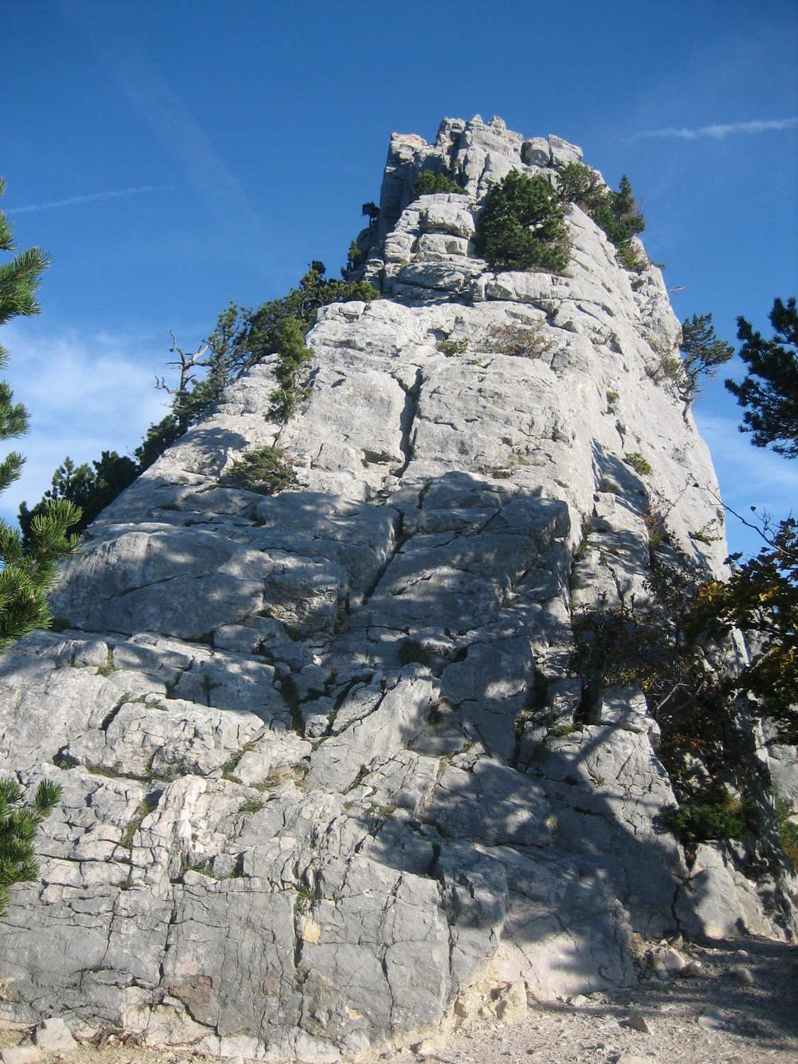 Départ de la traversée des arêtes