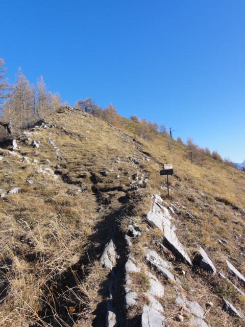 Chemin depuis la cabane du prabé