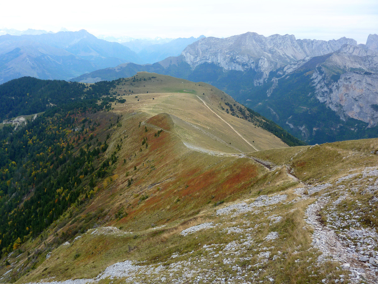 Col des Faïsses depuis le Pas du Vallon