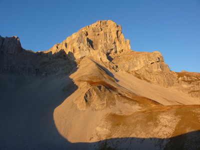 Face NE de l'Obiou et combe du Petit Obiou