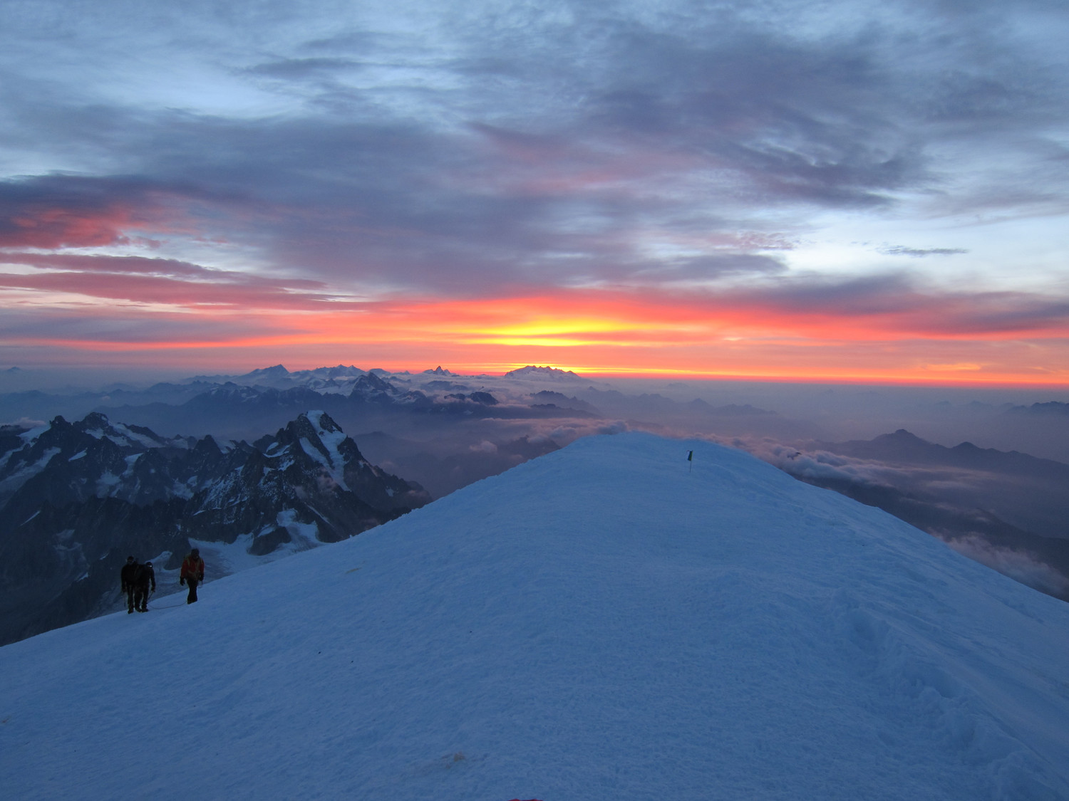 Sommet du mont blanc