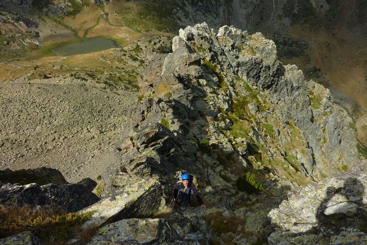 Sur la fin de la crête