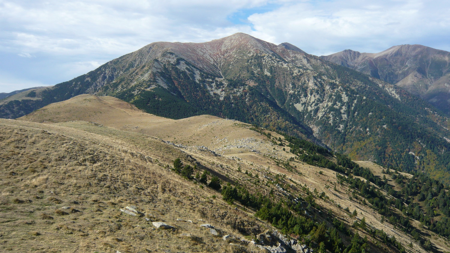 c'est l'automne, sur fond de Canigou