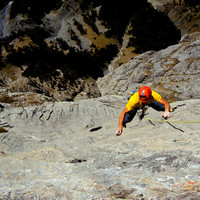 JB ds la dernière longueur en 6c