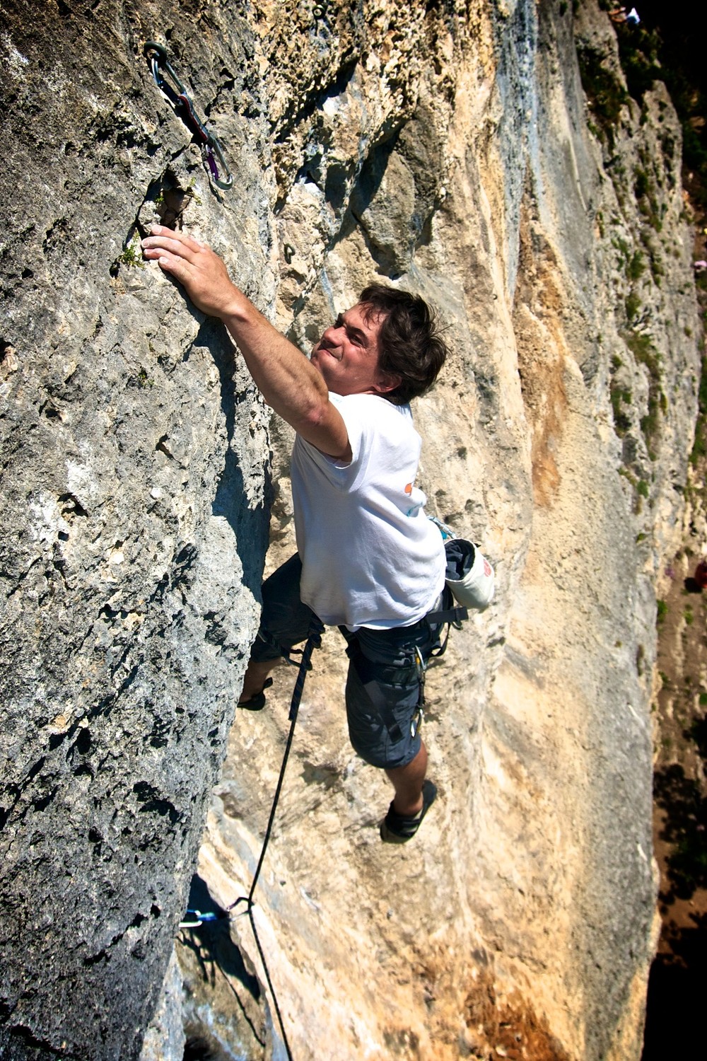 A deux doigts de tomber...Falaise de Crept
