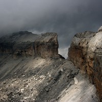 La brèche de Roland avant l'orage