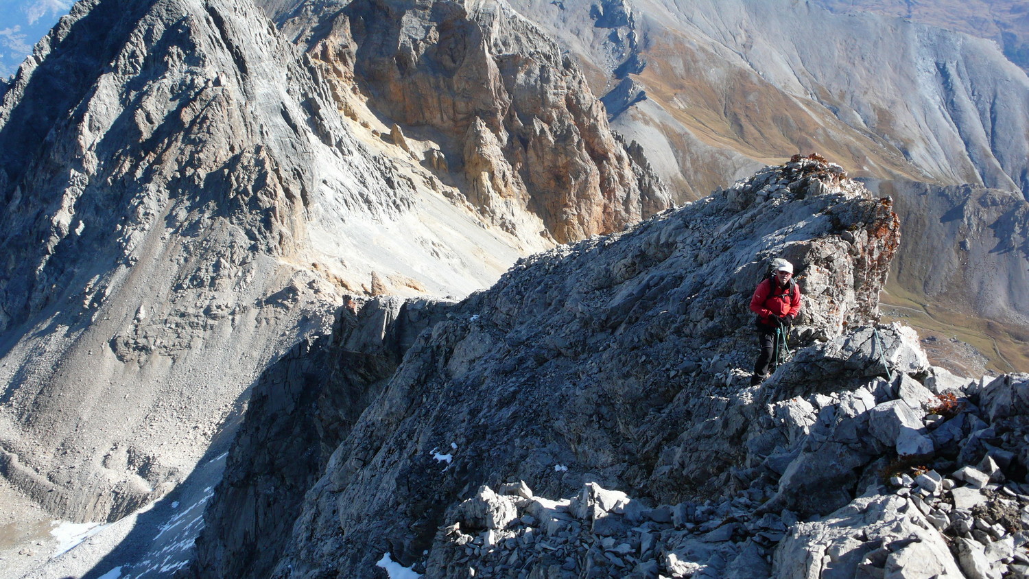 Début de l'arête vers le sommet