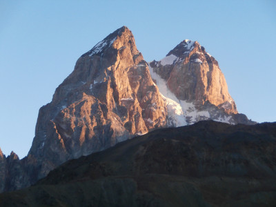 depuis le sommet Gul 2900m entre Mestia et Mazeri depuis le sommet Gul 2900m entre Mestia et Mazeri