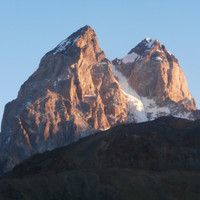 depuis le sommet Gul 2900m entre Mestia et Mazeri
