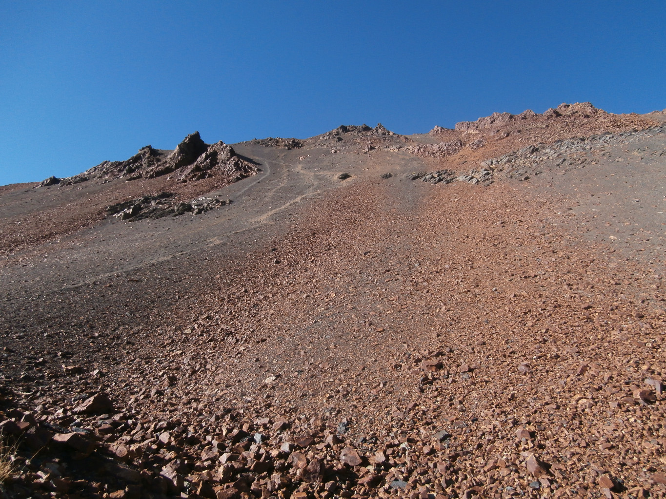On se croirait sur un volcan chilien!