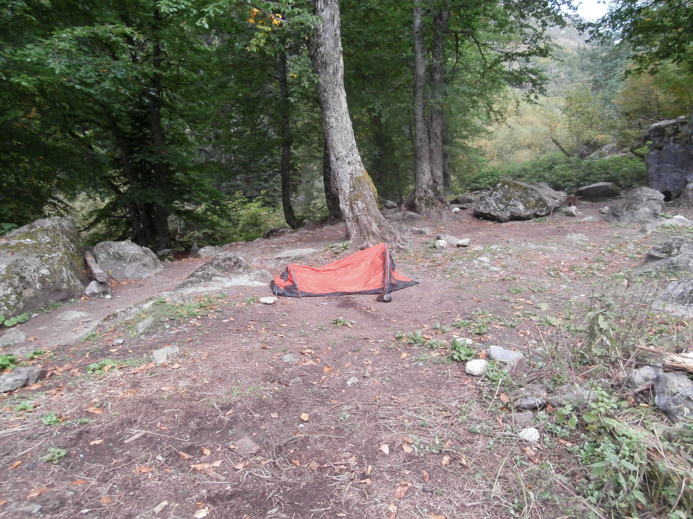 Bivouac au poste frontière