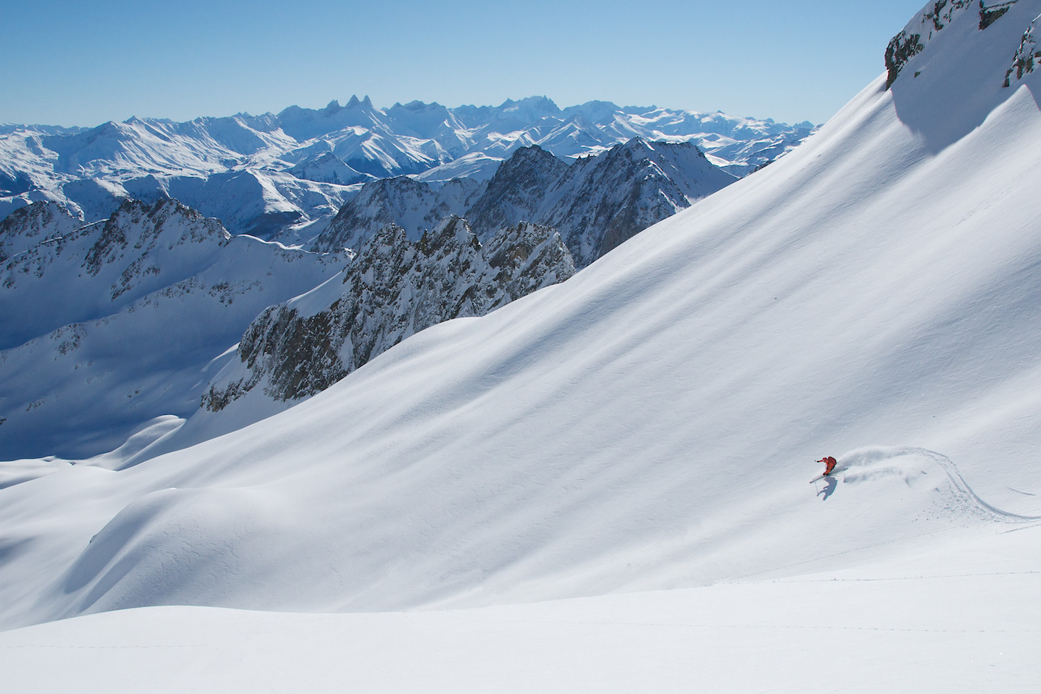 Ski en liberté au Pas du Frêne
